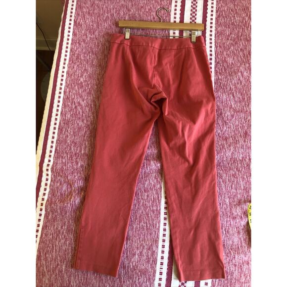 Lands' End Women's Coral Fit 2 Stretch Capris Size 4 Side Zipper - Picture 4 of 7